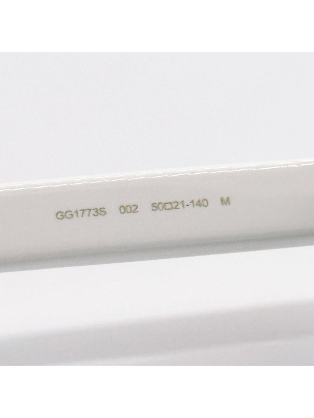 NEW GUCCI SUNGLASSES GG1773S 002 WHITE WOMEN CAT EYE GUCCI EYEWEAR - Picture 8 of 10
